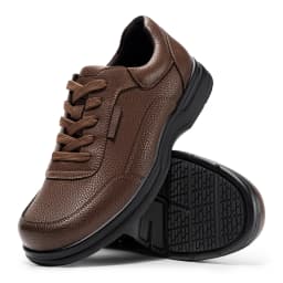 FitVille Men's Casual Shoes Wide Business Formal Dress Shoes for Men Oxford Top Luxury Brand Comfortable Sneakers Lightweight