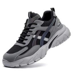 Safety Shoes Men Boots Women Plastic toe cap Sport Snekers Puncture Proof Crash Proof Light Wear Resistant Industrial Quality