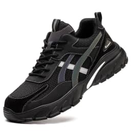 Safety Shoes Men Boots Women Plastic toe cap Sport Snekers Puncture Proof Crash Proof Light Wear Resistant Industrial Quality