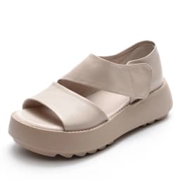 DRKANOL Women Platform Sandals 2026 Summer Wedges Heel Open Toe Shoes 100% Genuine Leather Casual Sandals Female Handmade Retro