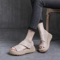DRKANOL Women Platform Sandals 2026 Summer Wedges Heel Open Toe Shoes 100% Genuine Leather Casual Sandals Female Handmade Retro