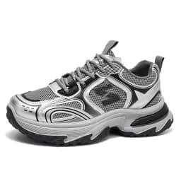 Hight Street Men's Mesh Chunky Sneakers Brand New Breathable Light Outdoor Running Shoes Student Soft-sole Sports Running Shoes