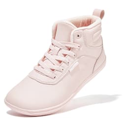 HOBIBEAR Unisex Winter Barefoot Shoes Womens Men Wide Toe Box Faux Fur Lined Ankle Sneakers Artificial Leather Lace Up Shoes