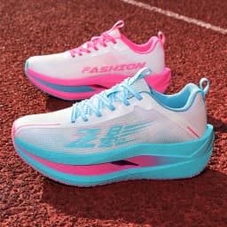 Men Carbon Plate Running Shoes Breathable Athletic Sneakers Shock Absorb Trainers Outdoor Marathon Jogging Women Tennis Shoes