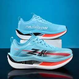 Men Carbon Plate Running Shoes Breathable Athletic Sneakers Shock Absorb Trainers Outdoor Marathon Jogging Women Tennis Shoes