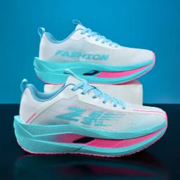 Men Carbon Plate Running Shoes Breathable Athletic Sneakers Shock Absorb Trainers Outdoor Marathon Jogging Women Tennis Shoes