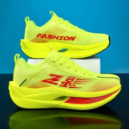 Men Carbon Plate Running Shoes Breathable Athletic Sneakers Shock Absorb Trainers Outdoor Marathon Jogging Women Tennis Shoes