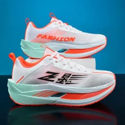 Men Carbon Plate Running Shoes Breathable Athletic Sneakers Shock Absorb Trainers Outdoor Marathon Jogging Women Tennis Shoes
