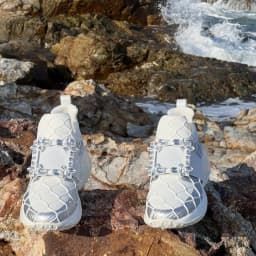 Luxury Designer Women's Shoes Exquisite Rhinestone Chunky Sneakers for Woman Fashion Round Head Casual Shoes Zapatillas De Mujer