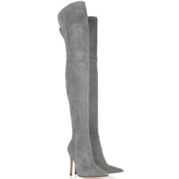 New Fashion Suede Leather Over The Knee Boots Women Sexy Thigh High Boots Pointed Toe High Heels Women Winter Boots Women