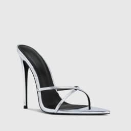 New European and American Fashion Sandals Comfortable Cross Strap Stiletto High Heels Large Sandals 33-46