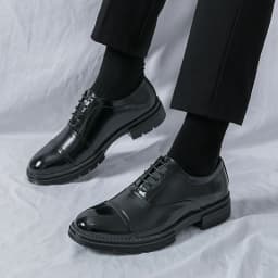 High Quality Brogues Wedding Leather Shoes Men Classic Formal Office Casual Business Shoes Man Social Oxford Men's Dress Shoes
