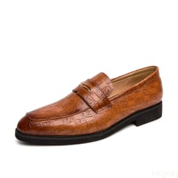 2025 New Red Dress Shoes Wedding Shoes shoes men leather original Italian Classic Blue loafer Men Formal Flats Homme Zapatos