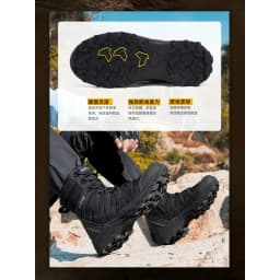 Men's Desert Combat Boots, Outdoor Anti-slip Tactical Boots, Hiking Desert Hunting Shoes, Work Safety Men's Boots,Off-road Boots