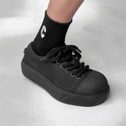 2025 Big Head Couple Trendy Brand New Thick-soled Round Head Casual Men's and Women's Crooked Head Clown Shoes