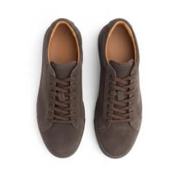 Men Coffee Suede Loafers Skateboarding Pure Outdoor Durable Leather Casual Walking Style Shoes