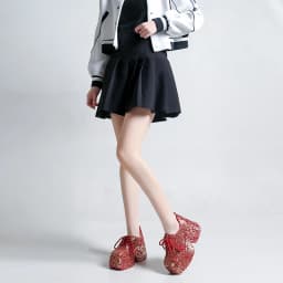 2026 New Ethnic Embroidery Single Shoes Red Ethnic Style Banquet Shoes Luxury Thick Soled Women's Height Increasing Shoes