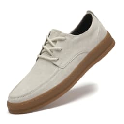 High Quality Suede Leather Casual Shoes Low Heel Lace Up Sneakers Men's Flat Designer Shoes Outdoor Oxford Shoes Size：38-45