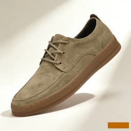 High Quality Suede Leather Casual Shoes Low Heel Lace Up Sneakers Men's Flat Designer Shoes Outdoor Oxford Shoes Size：38-45