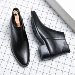 Classic Black Men's Chelsea Boots British Style Pointed Toe Leather Ankle Boots Man Slip-on Boots Zip High Top Dress Shoes Man
