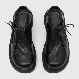 New Niche Pleated Thick Soled Derby Shoe High-end Casual Shoe for TeenagersPersonalized Mickey Height Increasing Round Toe Shoes