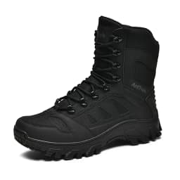 Men Military Tactical Boots Army Boots High Quality Male Climbing Hiking Shoes Lace Up Women Camping Safety Ultrallight Unisex