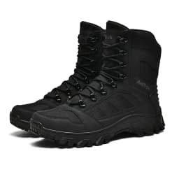 Men Military Tactical Boots Army Boots High Quality Male Climbing Hiking Shoes Lace Up Women Camping Safety Ultrallight Unisex