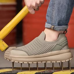 Anti Slip Men's Safety Shoes Anti-Smash Protection Steel Toe Shoes Work Sneakers Anti-Puncture Security Indestructible Shoes