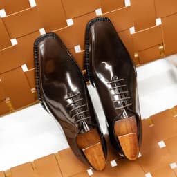 2025 Hanmce New High Quality Men's Dress Suit Cow Genuine Leather Oxfords Shoes With Free Shipping Hot