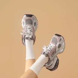 BEAUTODAY Casual Sneakers Women Cow Suede Leather Mesh Mixed Colors Round Toe Trainers Lace-up Ladies Shoes Handmade 29A56