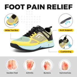 FitVille Wide Pickleball Shoes for Men Cusioning Court Tennis Shoes with Arch Support Men Sneakers Casual Sport Walking Shoes