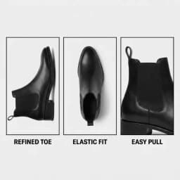 2026 Hot Selling Calf Leather Chelsea Boots British Men Winter Shoes in Stock Genuine Leather Outdoor Horse Riding Western Boots