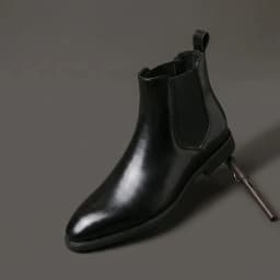 2026 Hot Selling Calf Leather Chelsea Boots British Men Winter Shoes in Stock Genuine Leather Outdoor Horse Riding Western Boots