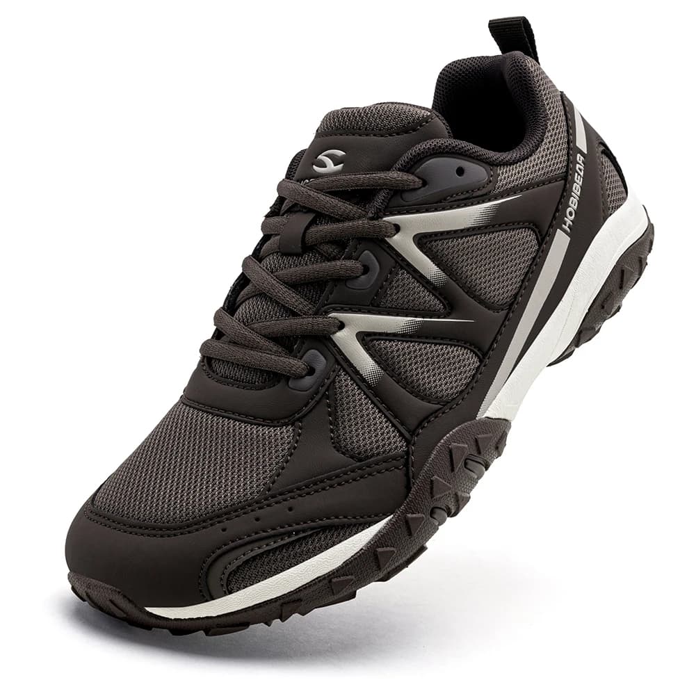 HOBIBEAR Unisex Wide Width Hiking Shoes Travel Trail Running Sneakers Classic Outdoor Non Slip Walking Shoes for Women Men