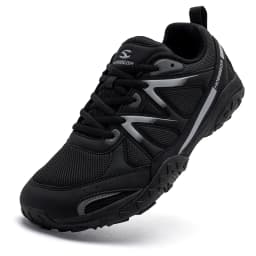 HOBIBEAR Unisex Wide Width Hiking Shoes Travel Trail Running Sneakers Classic Outdoor Non Slip Walking Shoes for Women Men