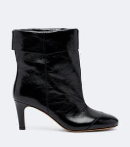 2026 Fall new in suede causal dress ankle boots Women‘s round toe black/brown leather high heels booties luxury designer shoes
