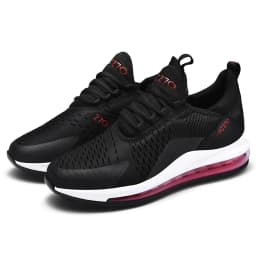 Men Air Cushion Casual Sneakers Summer Breathable Mesh Shock Absorbing Sports Shoes Non Slip Wear ResistantAthletic Footwear