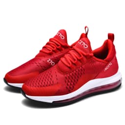 Men Air Cushion Casual Sneakers Summer Breathable Mesh Shock Absorbing Sports Shoes Non Slip Wear ResistantAthletic Footwear