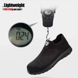 LARNMERN Safety Shoes for Men Steel Toe Slip Resistant Footwear Lightweight Breathable Women Work Sneakers