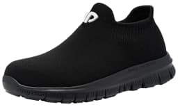 LARNMERN Safety Shoes for Men Steel Toe Slip Resistant Footwear Lightweight Breathable Women Work Sneakers