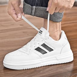 Luxury Elevator Shoes Men Women Sneakers Height Increasing Shoes Invisible 6cm 8cm 10CM Heighten Sports Taller Lift White Shoes