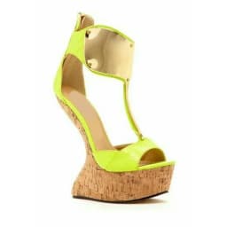 Platfrom Fretwork Wood Grain Leather Sandals Sexy Round Toe Size 35-48 Customized New Arrivals Fashion Women Modern Shoes