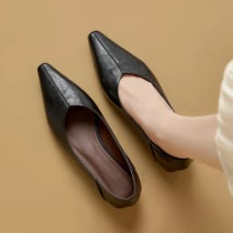 Women's Pointed Toe Mary Jane Shoes Nonslip Slipon Dress Shoes Women Fashion Commuter female Shoe for Spring and Autumn