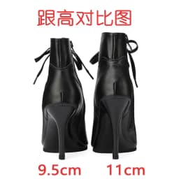 Women Thin HIgh Heels Peep Toe Boots Stilettos Jazz Dance Women's Shoes For Latin Dancing Street Sexy Stilettos Plus Size