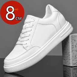 Men Sneakers Elevator Shoes Women Breathable Sports Casual Board Shoes Comfortable Platform Hidden Inner Heightening Shoes 8cm