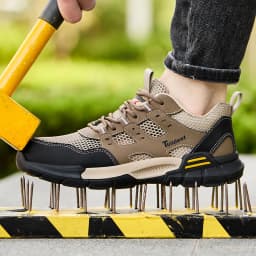 Safety Shoes, Anti Smashing and Anti Stabbing Work Shoes, Sports Shoes, Lightweight and Breathable Safety Boots, Insulated Shoes
