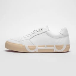 CHCH Women's Casual Shoes 2024 New Simple White Lace up Cow Leather Flat Shoes Comfortable Walking Shoes
