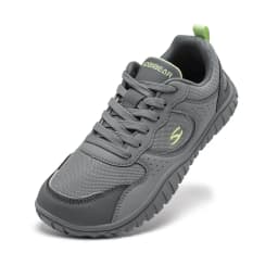HOBIBEAR Unisex Wide Toe Sneakers Comfortable Walking Shoes Lace Up Outdoor Travel Breathable Running Sneakers