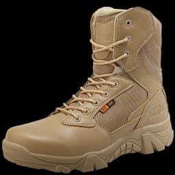 Leather Combat Man Tactical Boots Waterproof Field Training Safety ShoesHigh Cut Breathable Boots Men Shoes