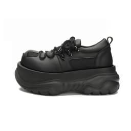 2025 New Women Harajuku Ugly Cute Platform Versatile Big Head Niche Design Cake Derby Shoes